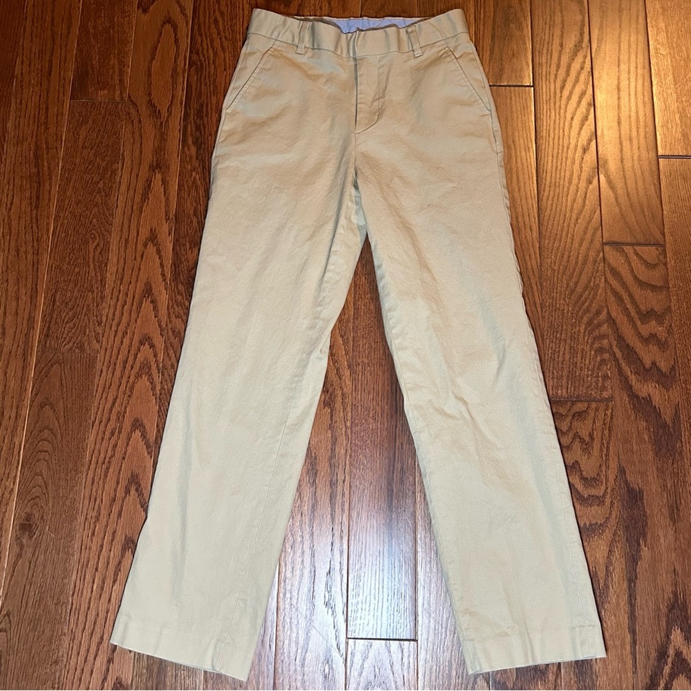 Tommy Hilfiger Flat Front Khaki Chinos Tan - boys size 12